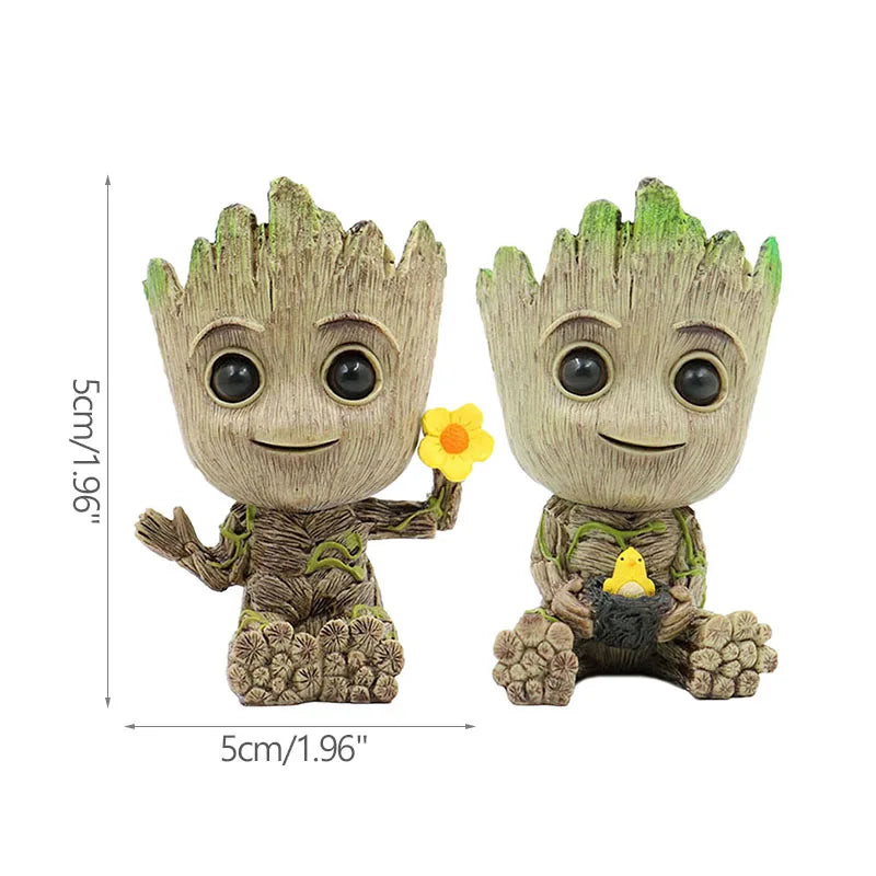 Mini Groot Figurine – Cartoon Desktop Dekoration, 5 cm, Handgefertigt
