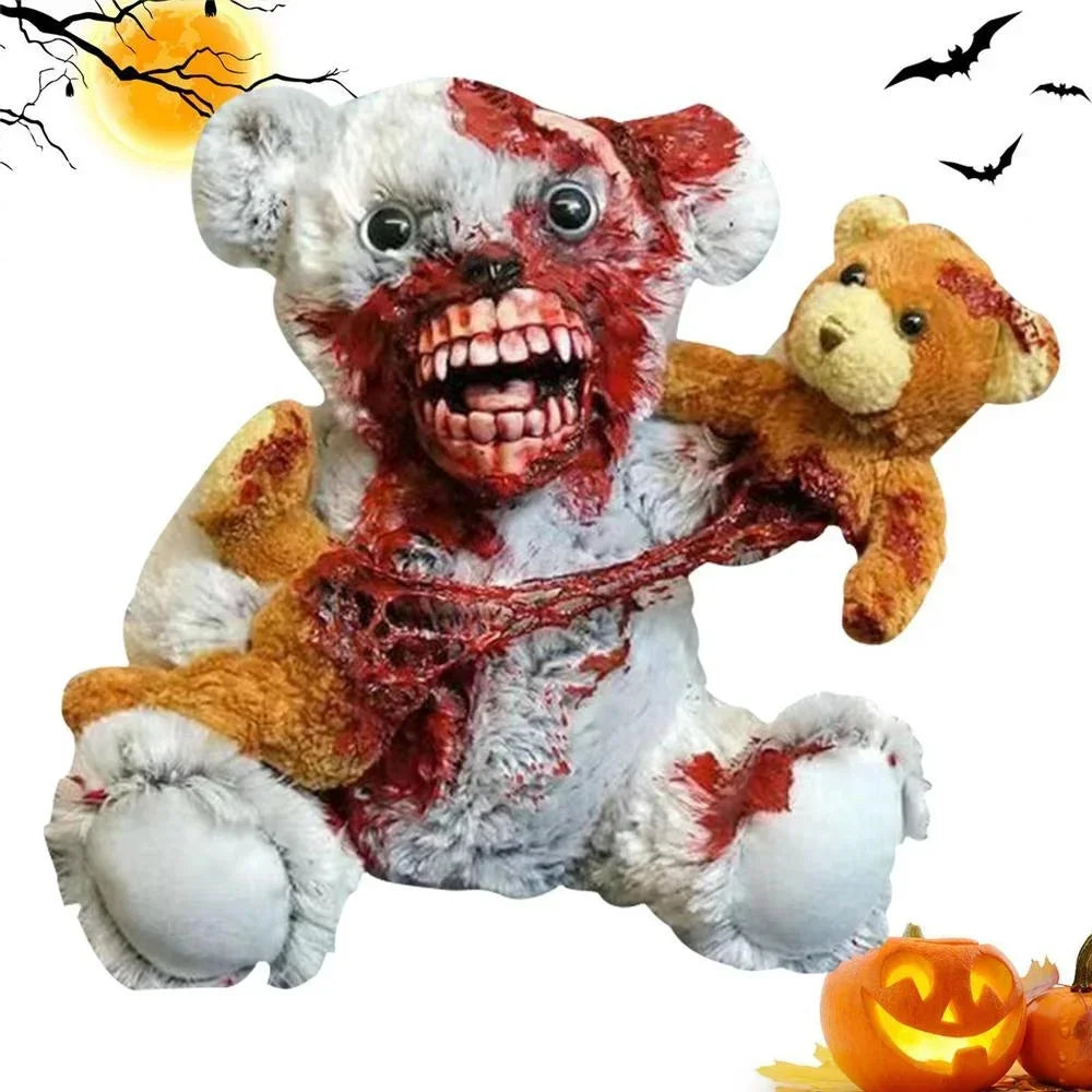 🧸 Halloween Horror Teddy – Gruselige Deko für Party & Geisterhaus