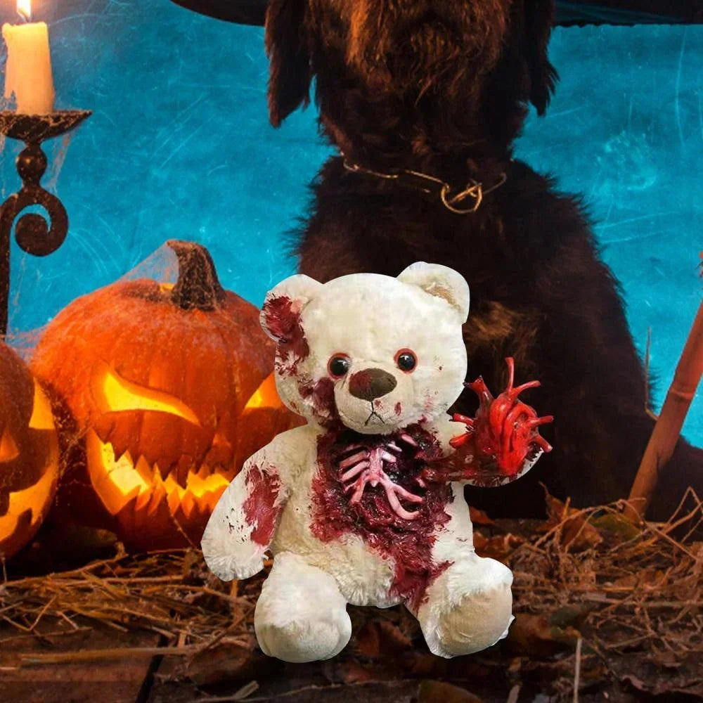 🧸 Halloween Horror Teddy – Gruselige Deko für Party & Geisterhaus