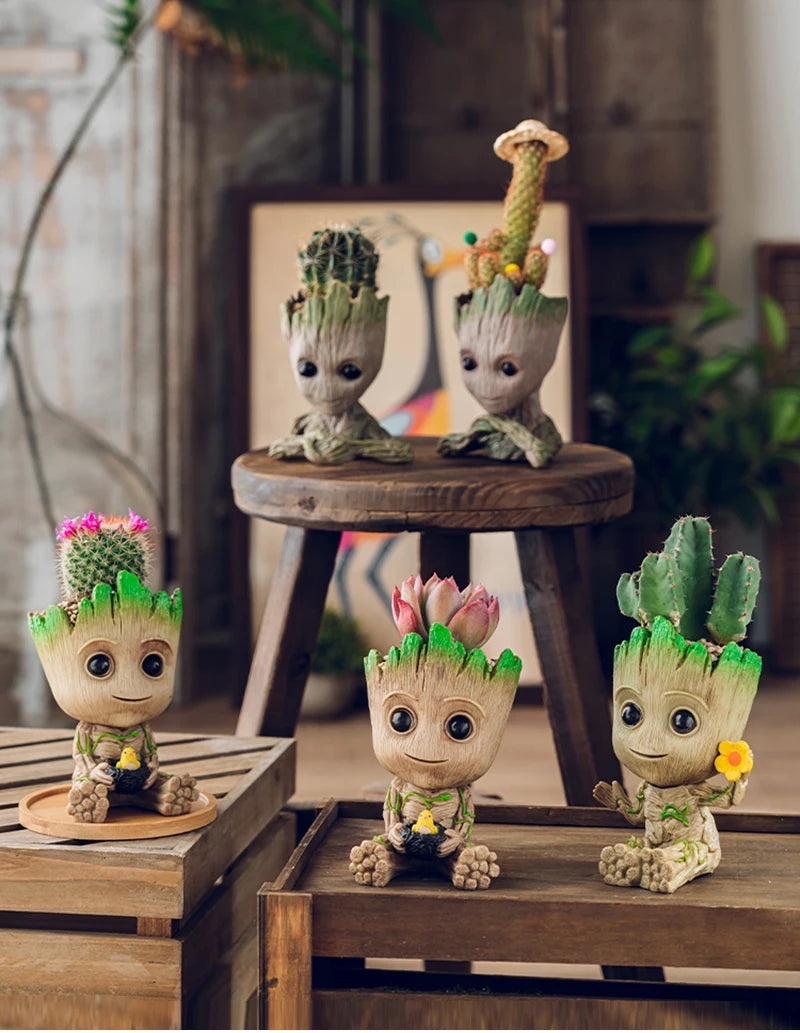 Mini Groot Figurine – Cartoon Desktop Dekoration, 5 cm, Handgefertigt