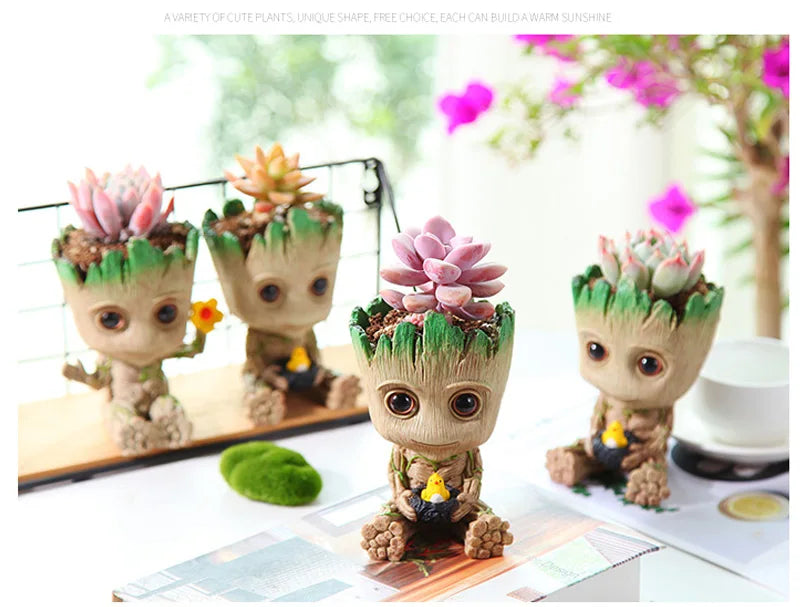 Mini Groot Figurine – Cartoon Desktop Dekoration, 5 cm, Handgefertigt