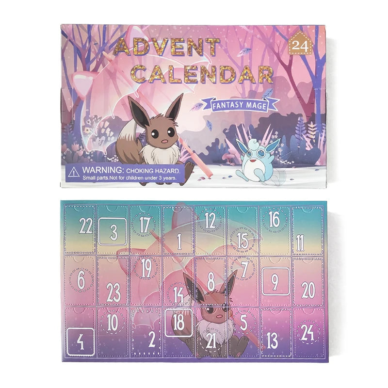 Adventskalender für Kinder 🎄 – 24 Cartoon & Anime Figuren | Mini-Puppen & Dekoration | Perfektes Weihnachtsgeschenk