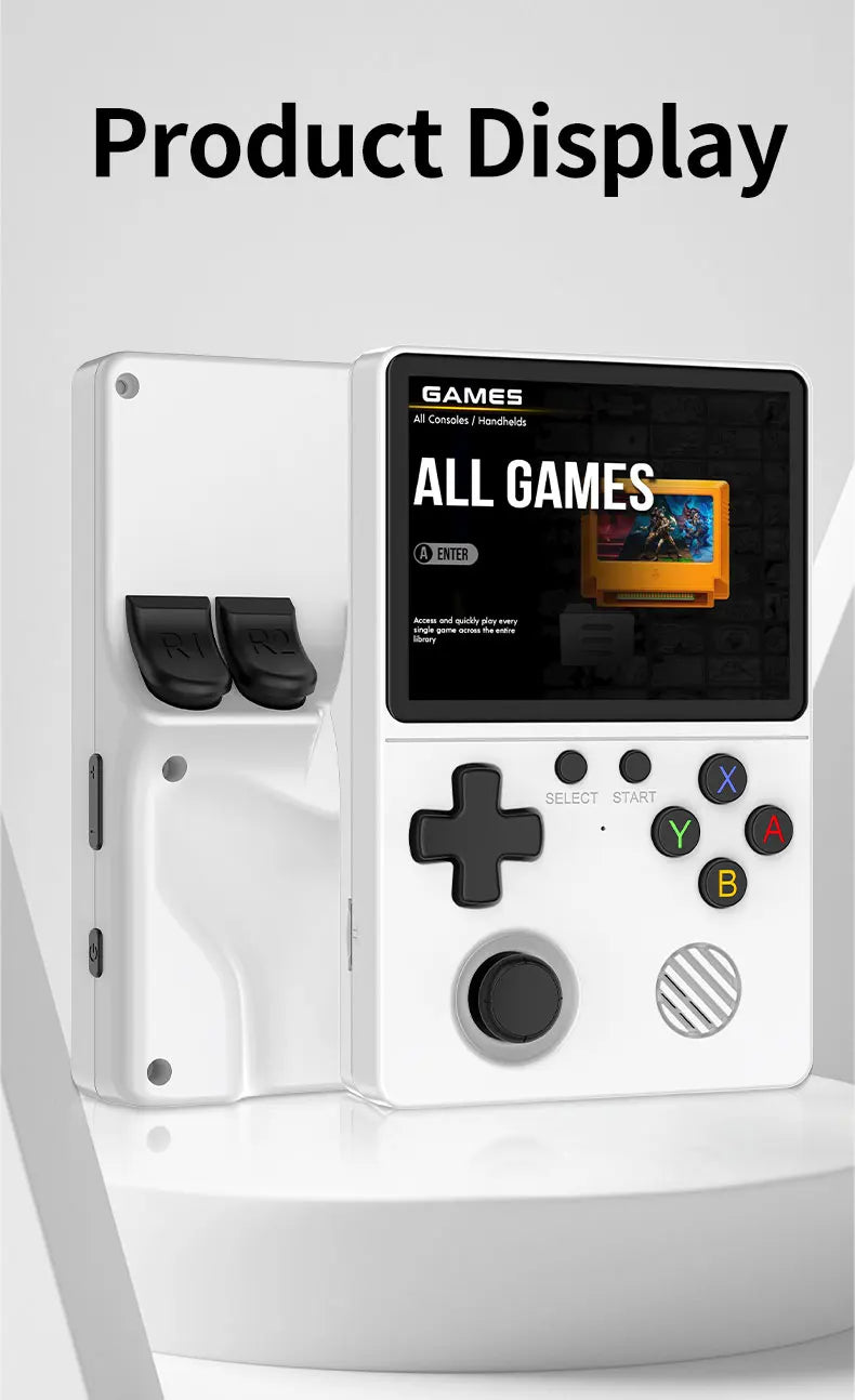 🚀 GB350 Handheld Game Console – Multi-Plattform, HD IPS Screen, 3D Joystick, Ergonomisch