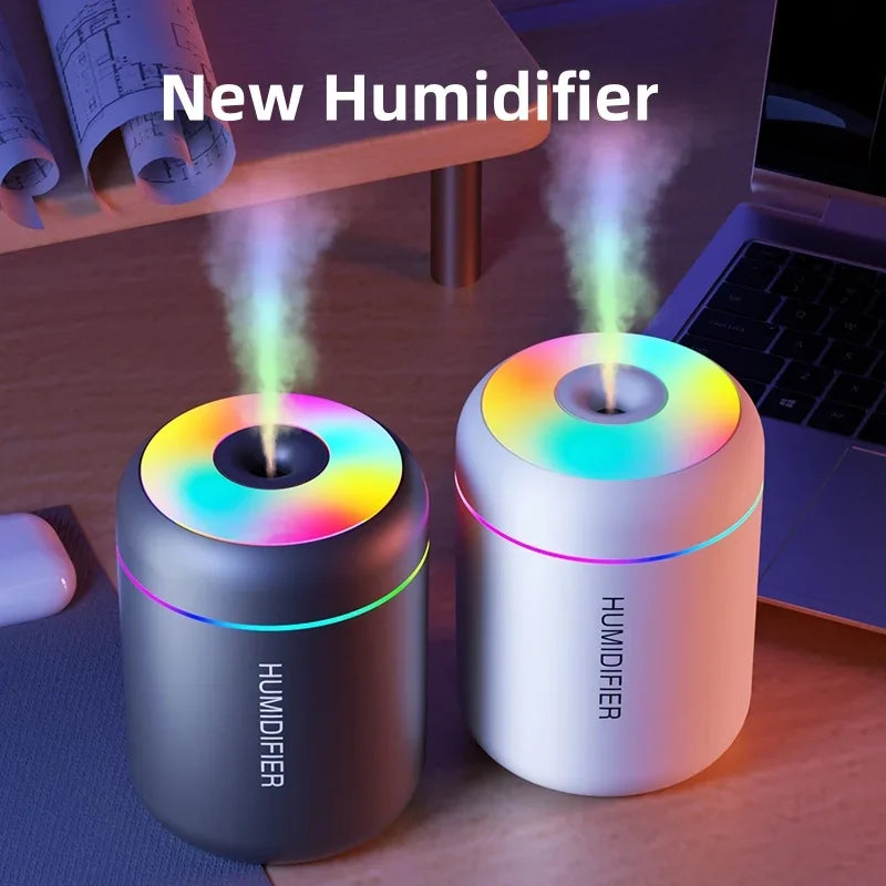 💧 180ml Mini Air Humidifier – USB Aroma Diffuser & Luftbefeuchter