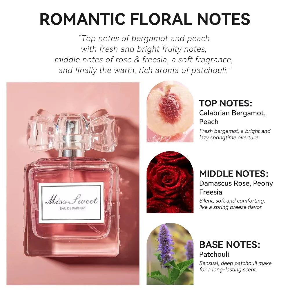 🌹 50ml Eau de Parfum für Damen – Romantisch, Floral & Langanhaltend