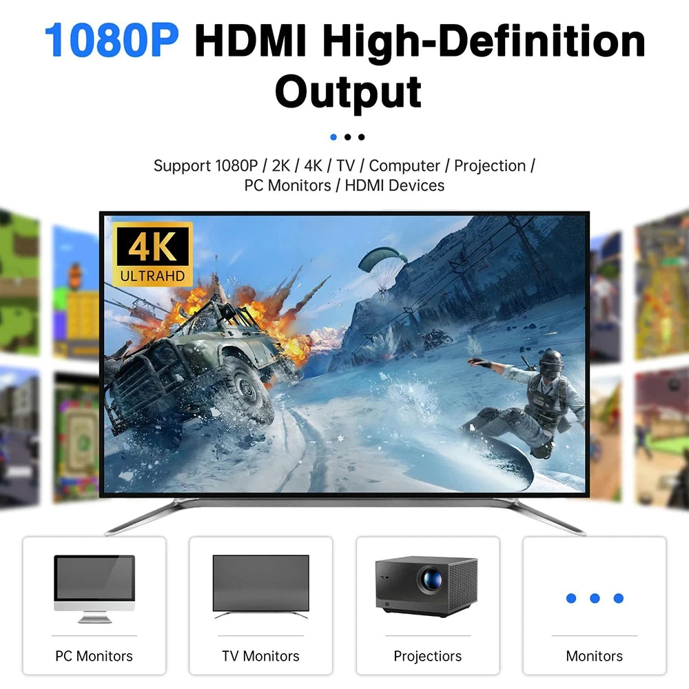 🎮 4K TV Game Stick M15 – 20.000 Spiele in einem Gerät