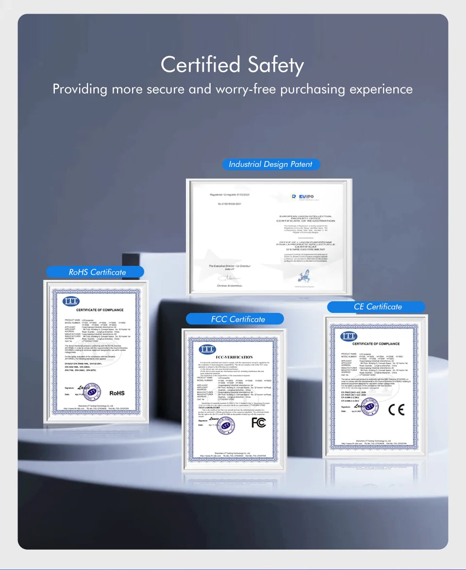 🎥 Magcubic HY300 Pro Mini Beamer – 4K Unterstützung, WLAN & Bluetooth