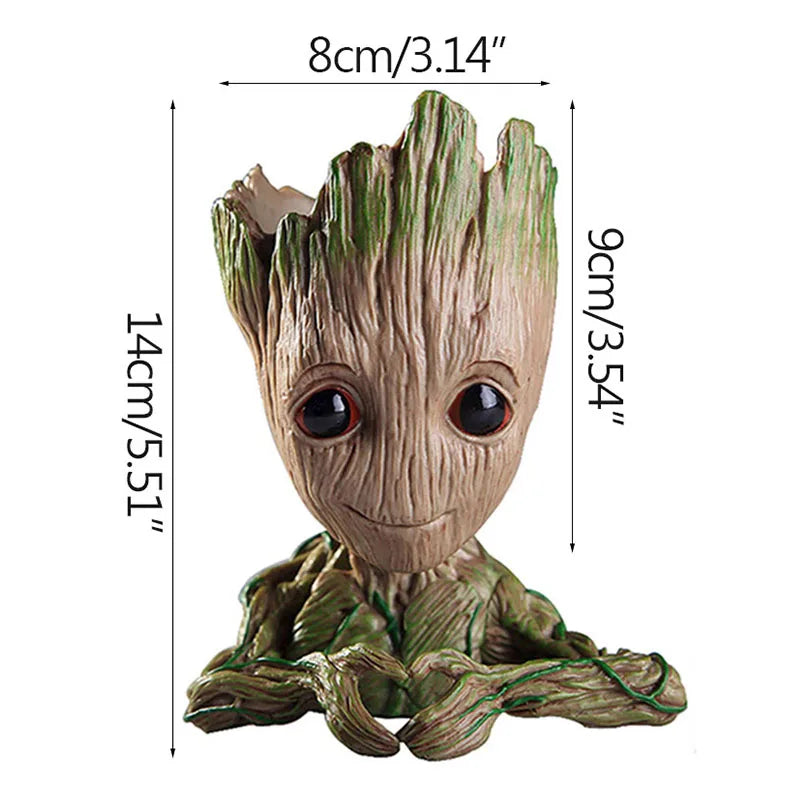 Mini Groot Figurine – Cartoon Desktop Dekoration, 5 cm, Handgefertigt