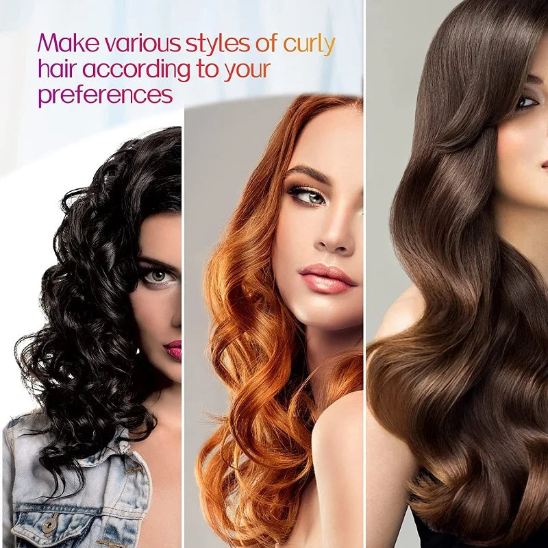 ✨ Hitzefreier Lockenstab – Schlaf & Style für weiche Locken 🌙💖