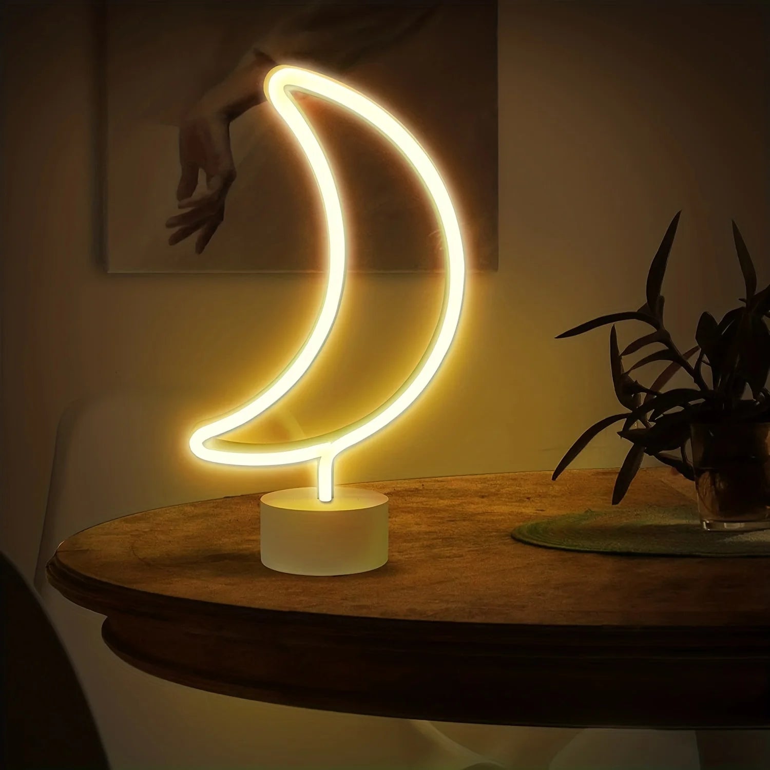 Neon LED Dekolicht – USB & Batterie betrieben, Tisch- & Raumdekoration, Party & Heim