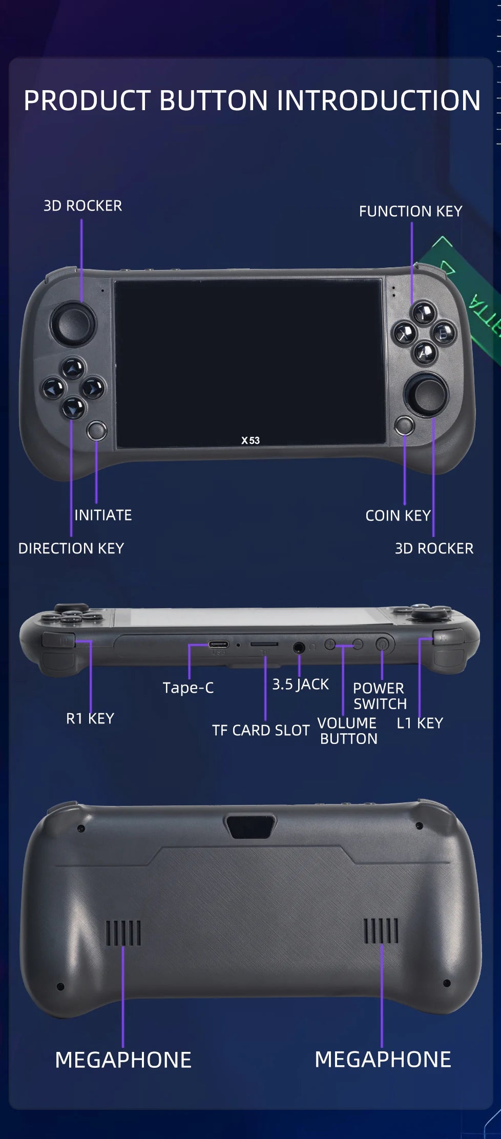🎮 X53 Kinder-Handheld-Konsole – Mehr als nur Gaming