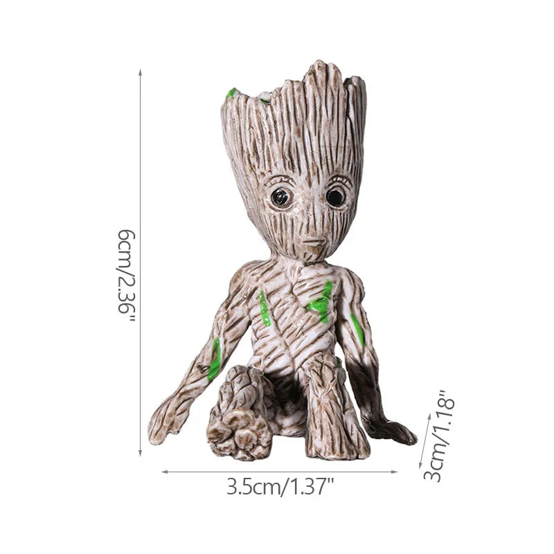 Mini Groot Figurine – Cartoon Desktop Dekoration, 5 cm, Handgefertigt
