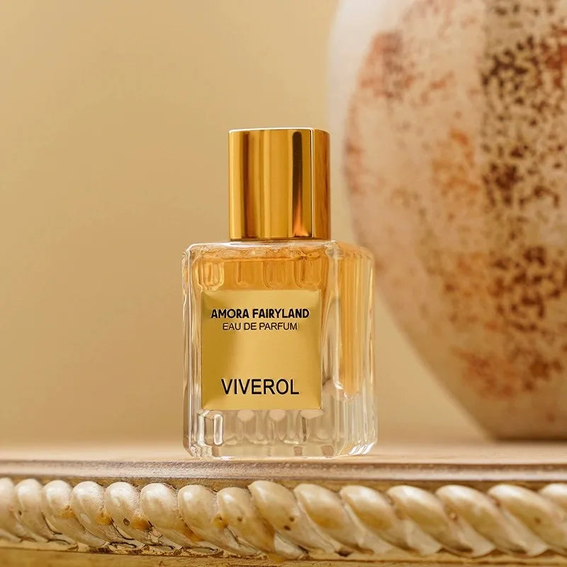 ✨ 50ml Amber-Hued Gold-Capped Perfume – Mystical & Luxurious