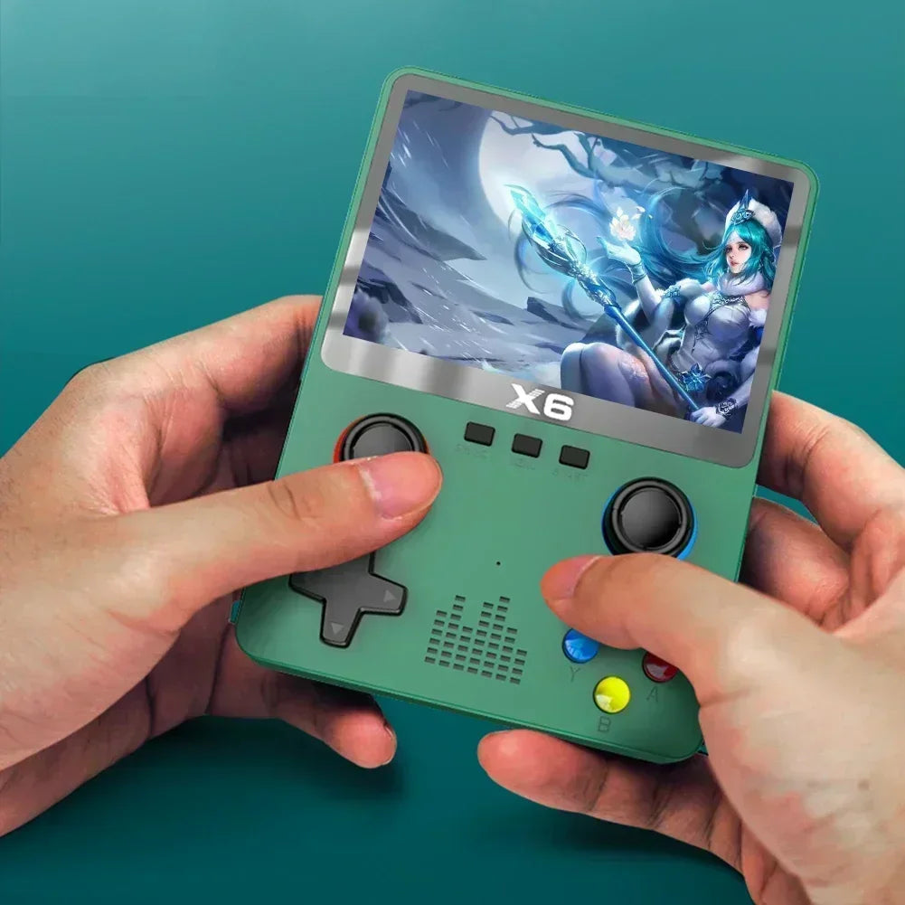 🎮 X6 Portable Retro Gaming Console – 10.000+ Klassiker in deiner Hand