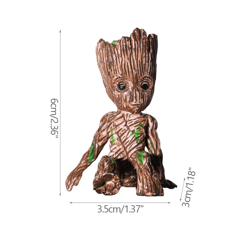 Mini Groot Figurine – Cartoon Desktop Dekoration, 5 cm, Handgefertigt