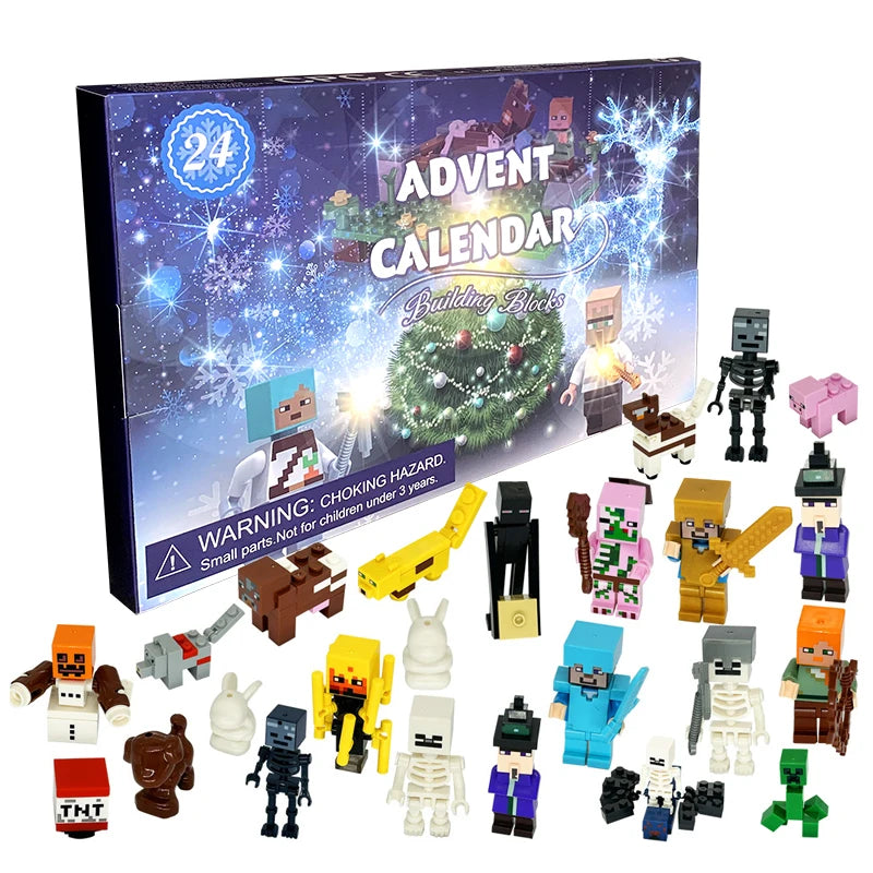 Adventskalender für Kinder 🎄 – 24 Cartoon & Anime Figuren | Mini-Puppen & Dekoration | Perfektes Weihnachtsgeschenk