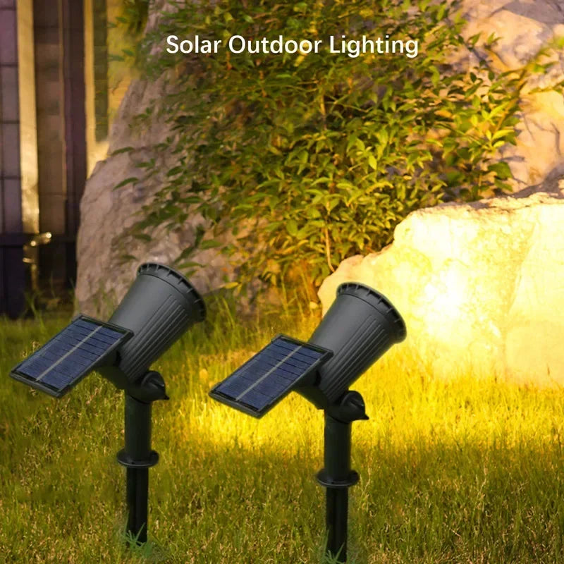 ☀️ 9 LED Solar Spotlights – Helles Licht für Garten & Outdoor