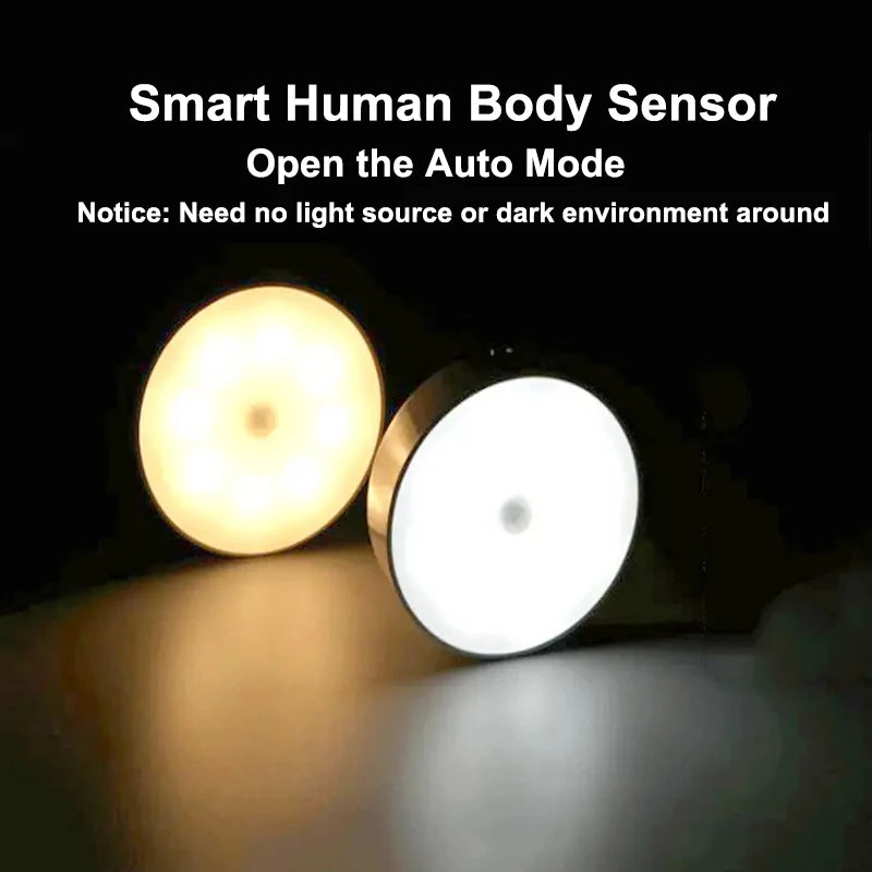 💡 LED Smart Human Body Sensor Night Lamp