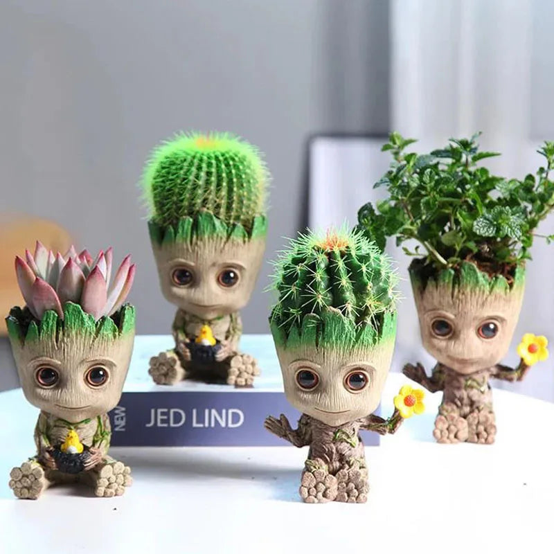 Mini Groot Figurine – Cartoon Desktop Dekoration, 5 cm, Handgefertigt