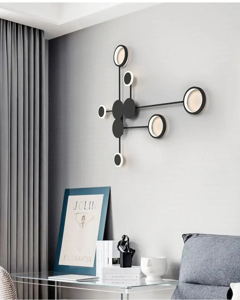 Nordic Minimalistische LED Wandleuchte – Modern, Schlafzimmer, Wohnzimmer & Treppenbeleuchtung