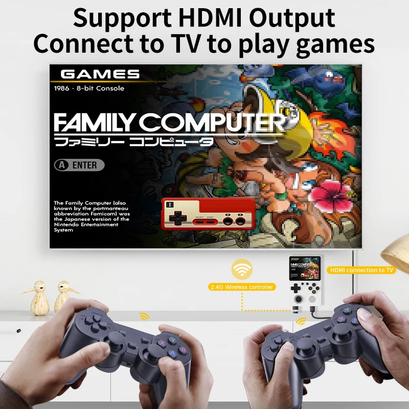 🚀 GB350 Handheld Game Console – Multi-Plattform, HD IPS Screen, 3D Joystick, Ergonomisch