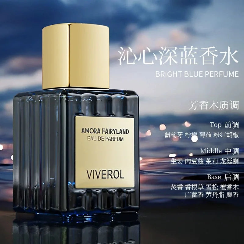 ✨ 50ml Amber-Hued Gold-Capped Perfume – Mystical & Luxurious