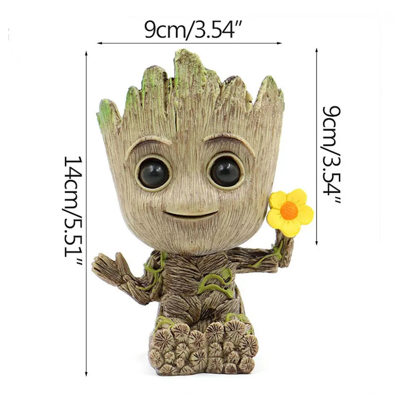 Mini Groot Figurine – Cartoon Desktop Dekoration, 5 cm, Handgefertigt