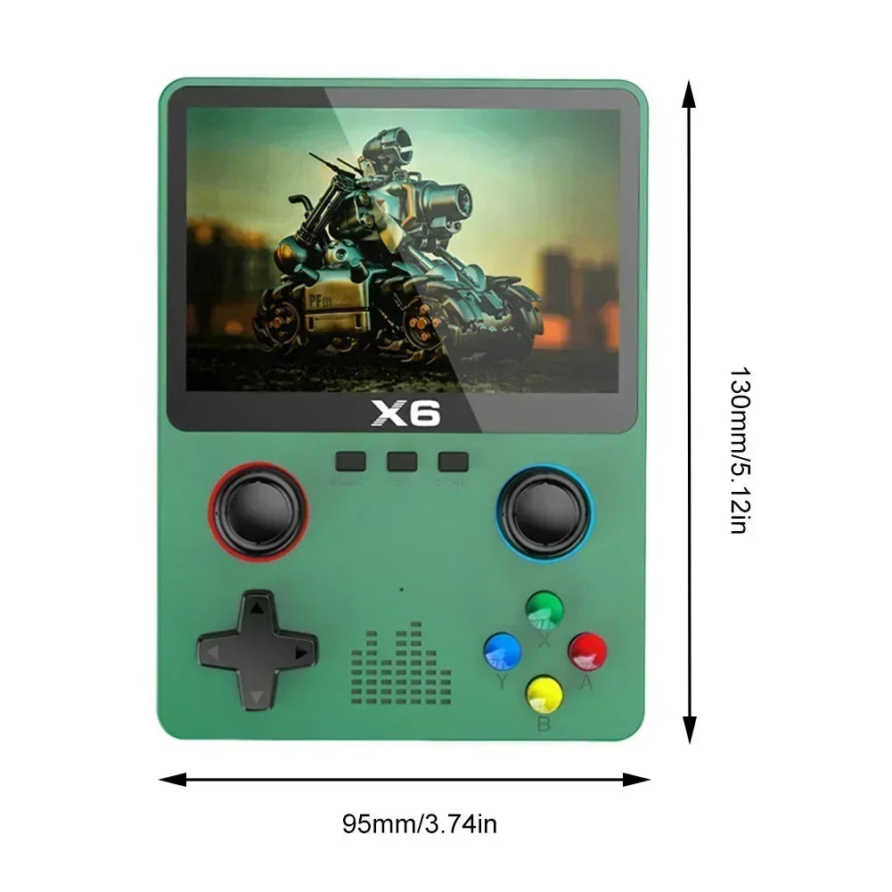 🎮 X6 Portable Retro Gaming Console – 10.000+ Klassiker in deiner Hand