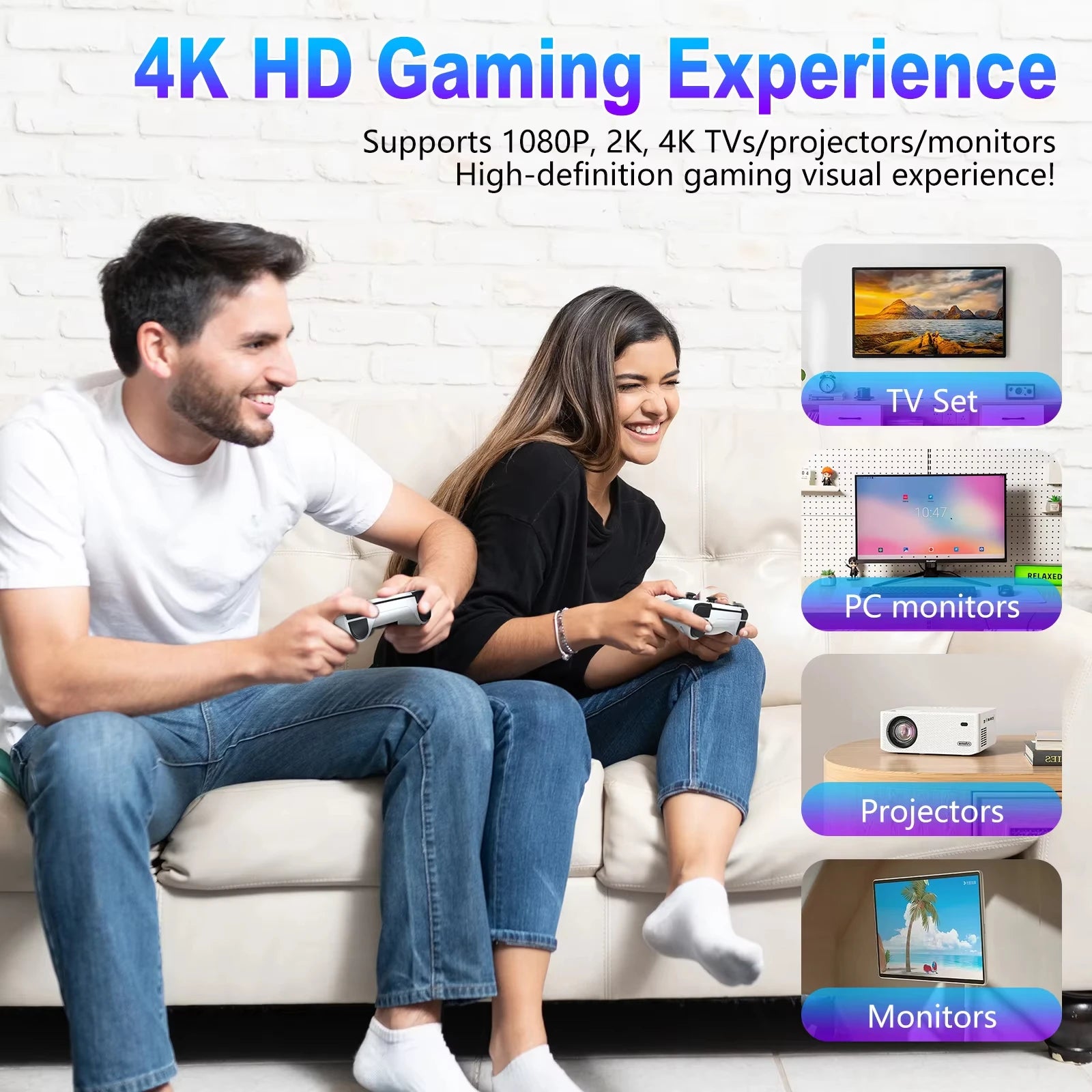 🎮 4K TV Game Stick M15 – 20.000 Spiele in einem Gerät