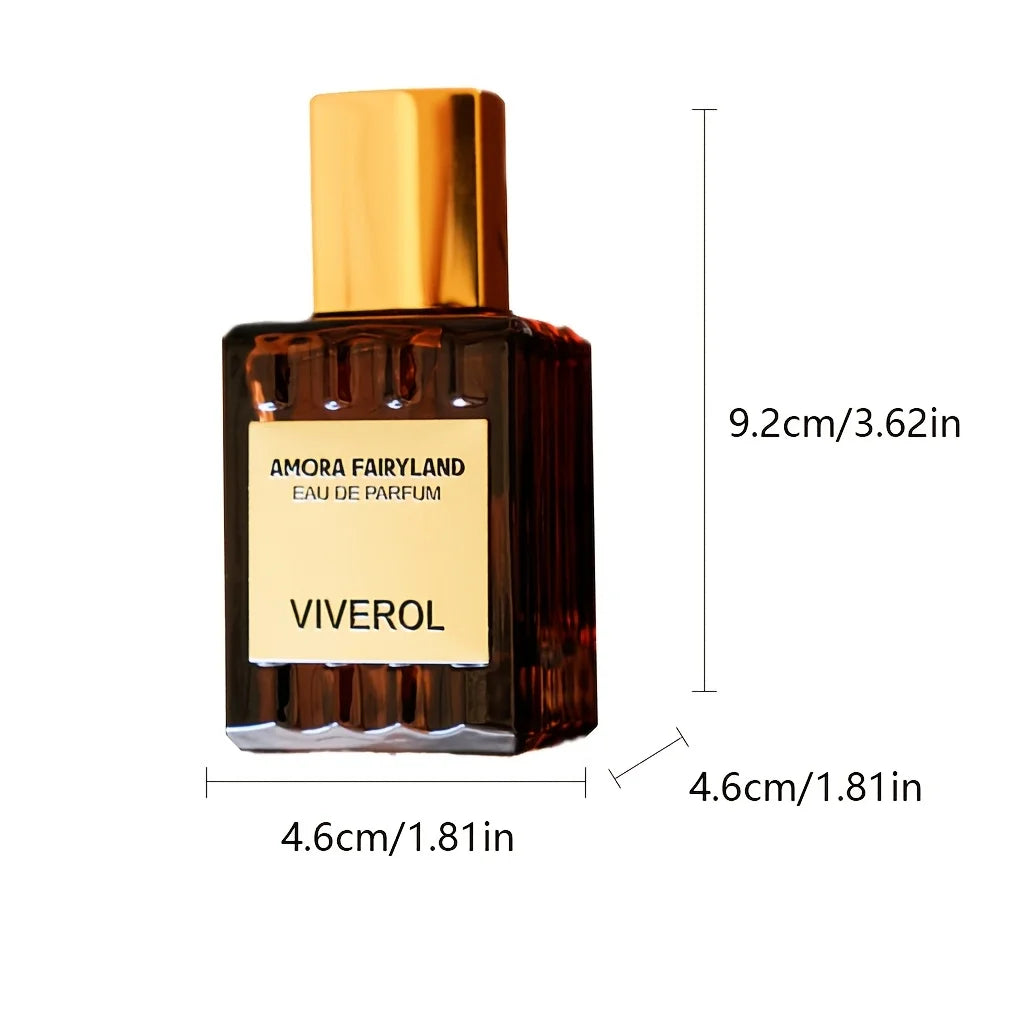 ✨ 50ml Amber-Hued Gold-Capped Perfume – Mystical & Luxurious
