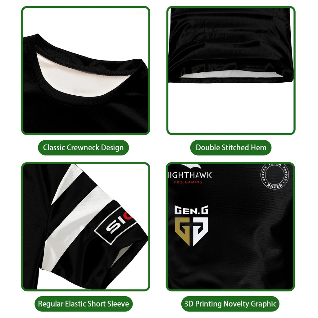 GEN.G E-Sports T-Shirt – Atmungsaktiv & 3D Print