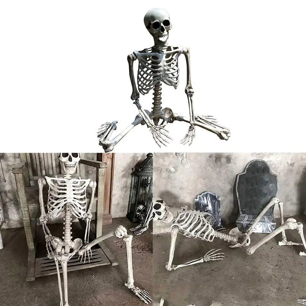 Halloween Skelett-Dekoration – Bewegliches Kunststoff-Skelett