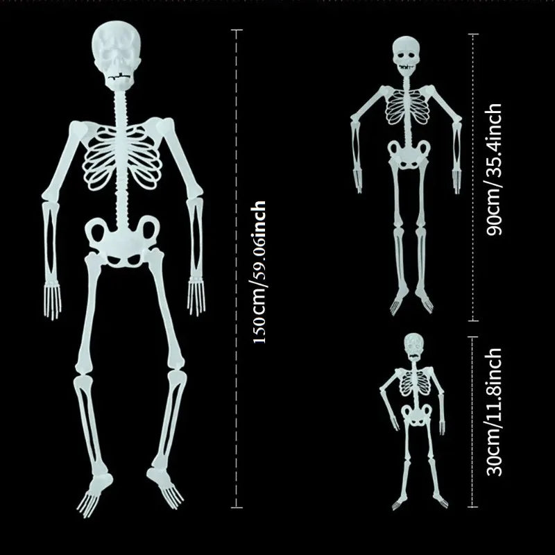 Leuchtendes Halloween Skelett – Bewegliche Hängedeko