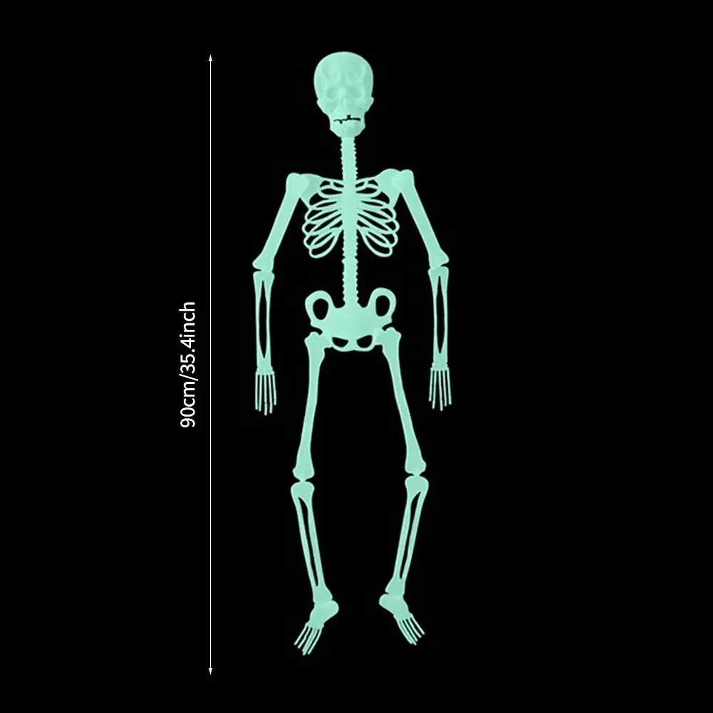 Leuchtendes Halloween Skelett – Bewegliche Hängedeko