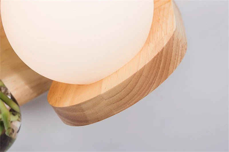 🌿 Modern Wooden LED Wall Lamp – Stil trifft Natur