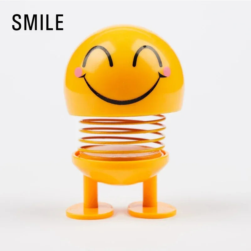 🚗 Lustiges Wackelkopf Auto-Dashboard Ornament – Süße Gesichter & Trendiges Autozubehör 😄