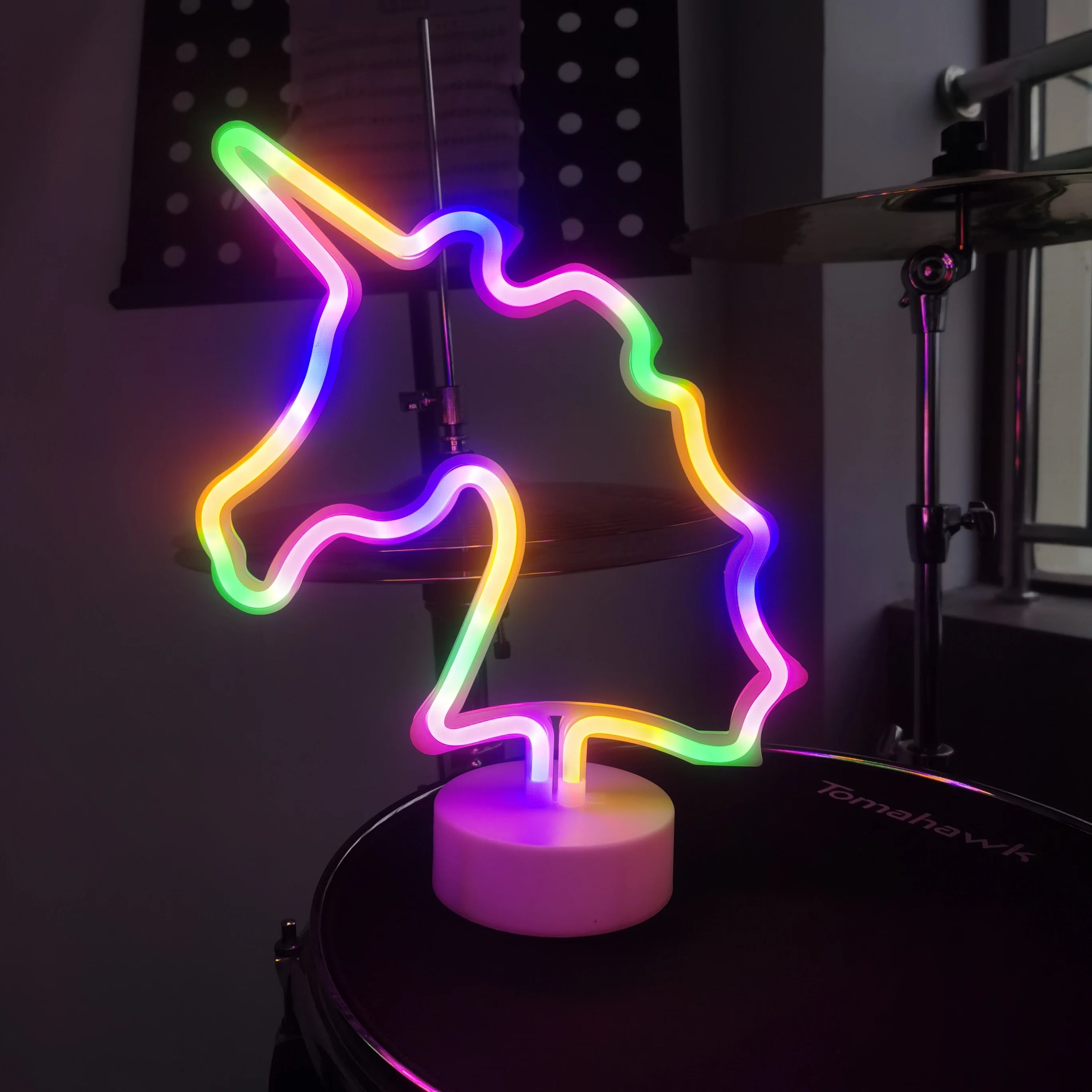 Neon LED Dekolicht – USB & Batterie betrieben, Tisch- & Raumdekoration, Party & Heim