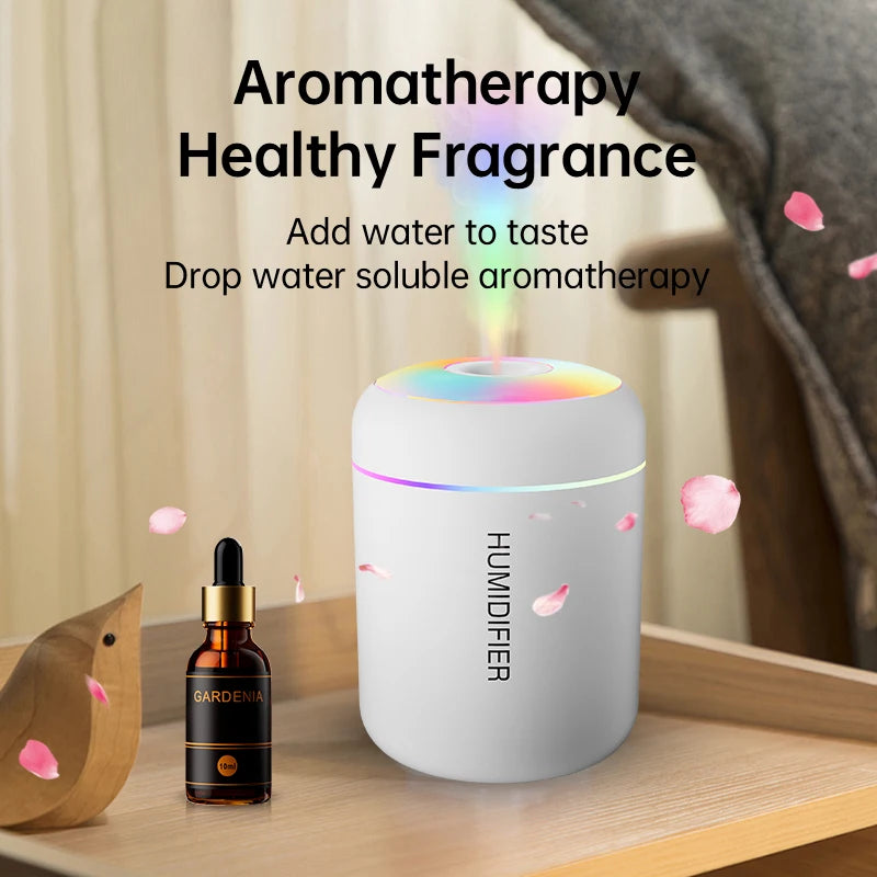💧 180ml Mini Air Humidifier – USB Aroma Diffuser & Luftbefeuchter
