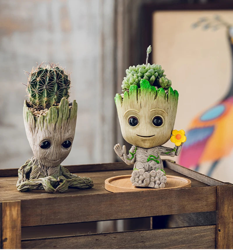 Mini Groot Figurine – Cartoon Desktop Dekoration, 5 cm, Handgefertigt