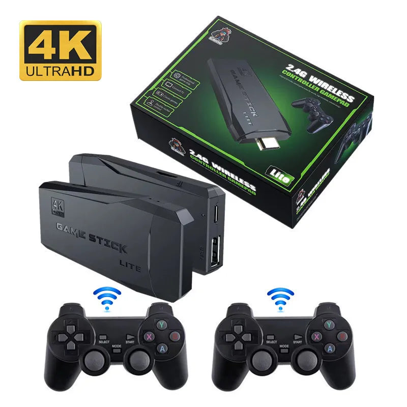 🚀 M8 Retro Game Console – 2.4G Dual Wireless Controller, 64GB, 10.000 Spiele, 4K