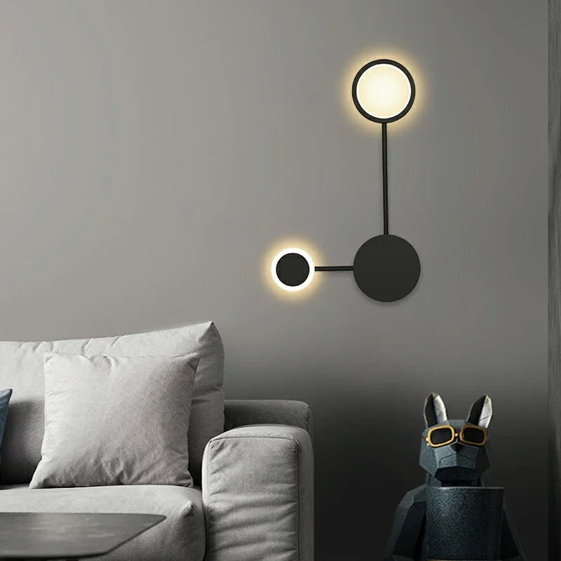 Nordic Minimalistische LED Wandleuchte – Modern, Schlafzimmer, Wohnzimmer & Treppenbeleuchtung