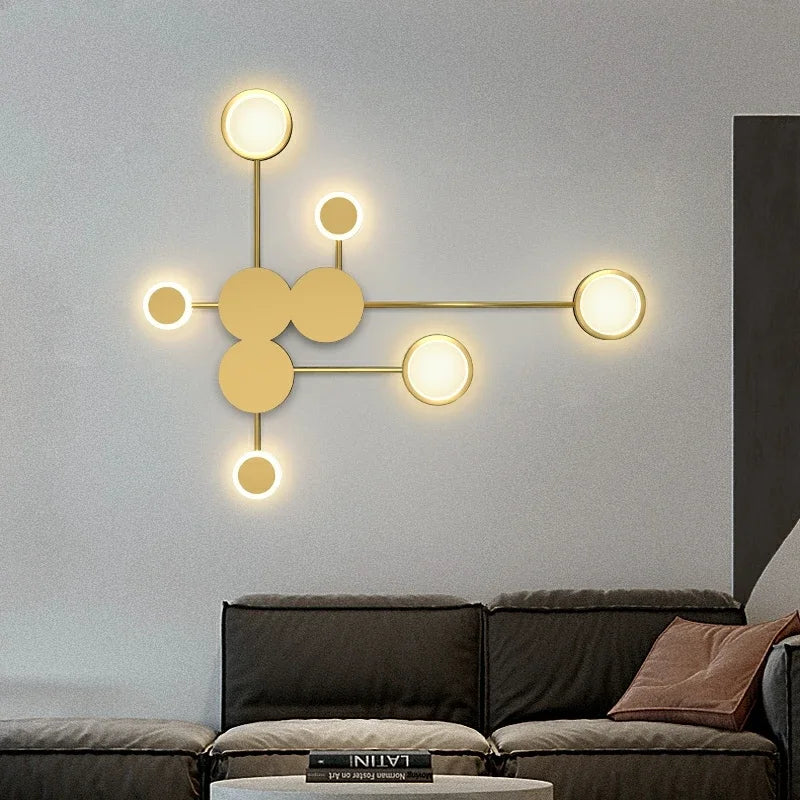 Nordic Minimalistische LED Wandleuchte – Modern, Schlafzimmer, Wohnzimmer & Treppenbeleuchtung