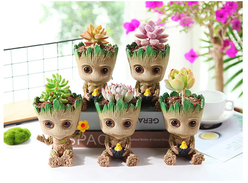 Mini Groot Figurine – Cartoon Desktop Dekoration, 5 cm, Handgefertigt