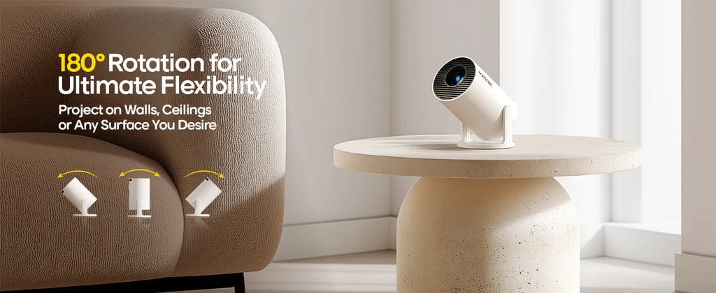 🎥 Magcubic HY300 Pro Mini Beamer – 4K Unterstützung, WLAN & Bluetooth