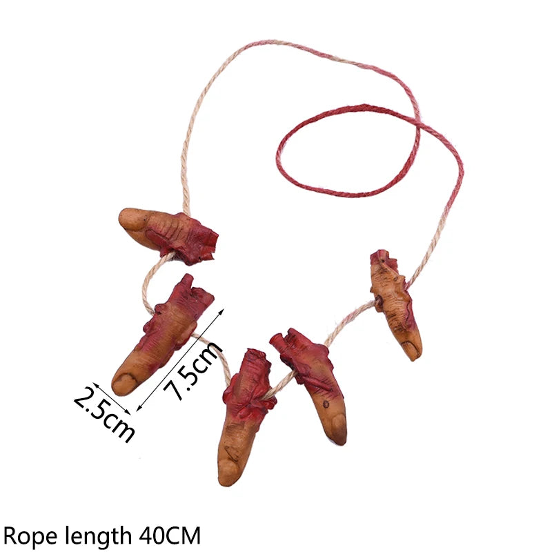 🕸️ Halloween Horror Deko – Blutige Hände, Füße & Tiere zum Aufhängen