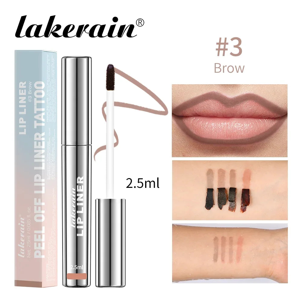 💋 Langhaftender Peel-Off Lipliner Stain – 4er Set, Wasserfest & Transferfrei ✨💄