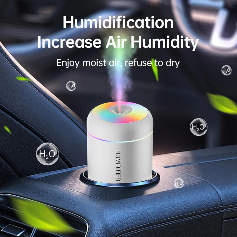 💧 180ml Mini Air Humidifier – USB Aroma Diffuser & Luftbefeuchter