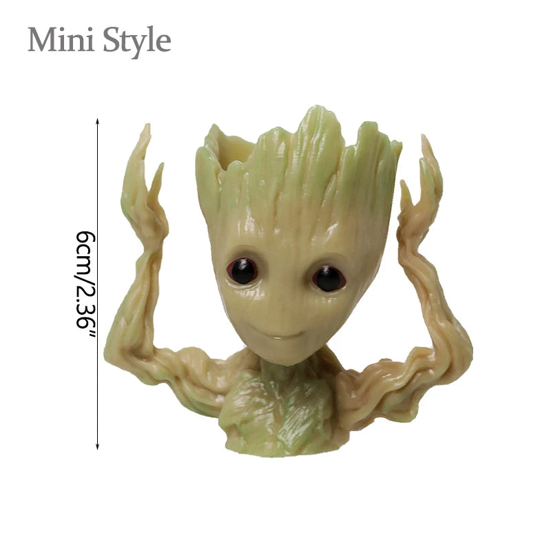 Mini Groot Figurine – Cartoon Desktop Dekoration, 5 cm, Handgefertigt