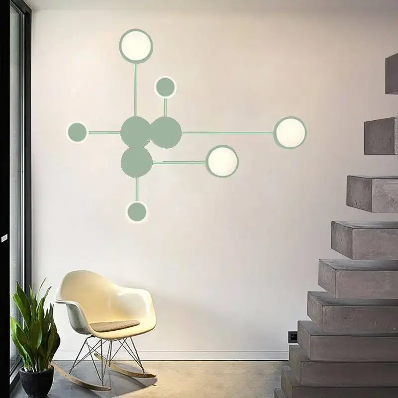 Nordic Minimalistische LED Wandleuchte – Modern, Schlafzimmer, Wohnzimmer & Treppenbeleuchtung