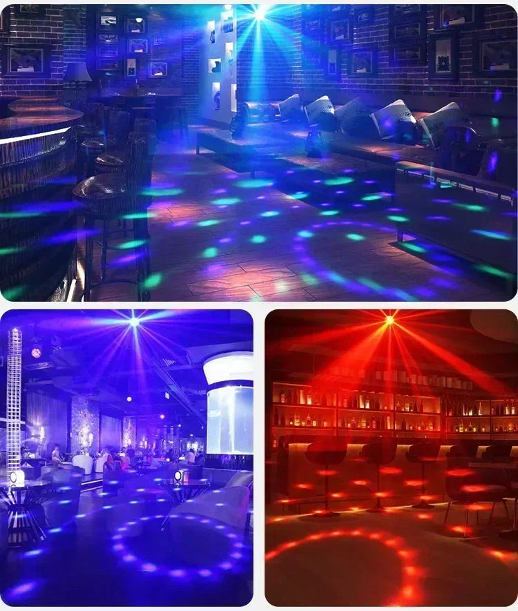 RGB LED Disco Kugel – Soundgesteuerte Party Lampe mit Fernbedienung